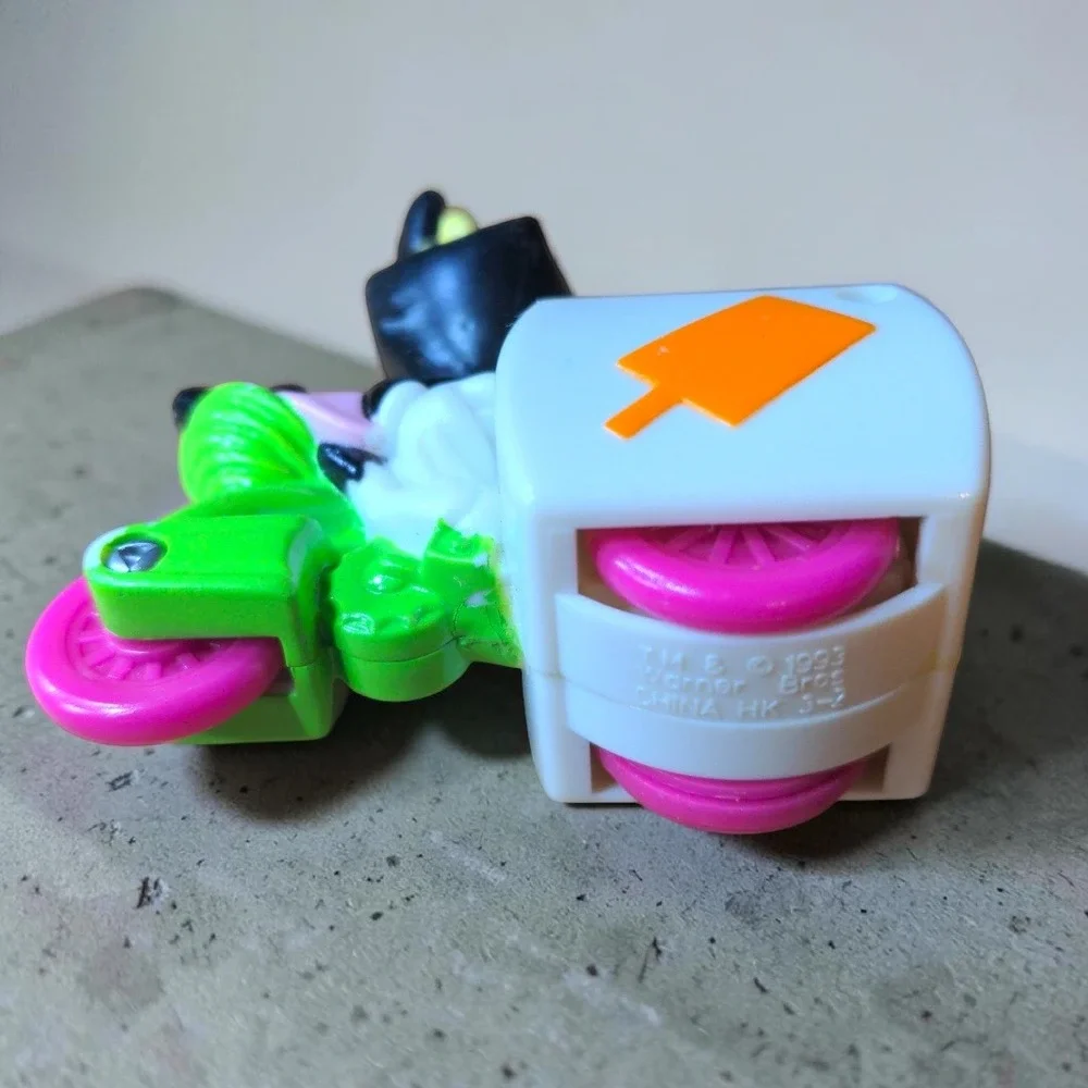 Warner‎ Bros Animaniacs Dot Ice Cream Cart Rolling Toy 1993 Vintage Figure 90s